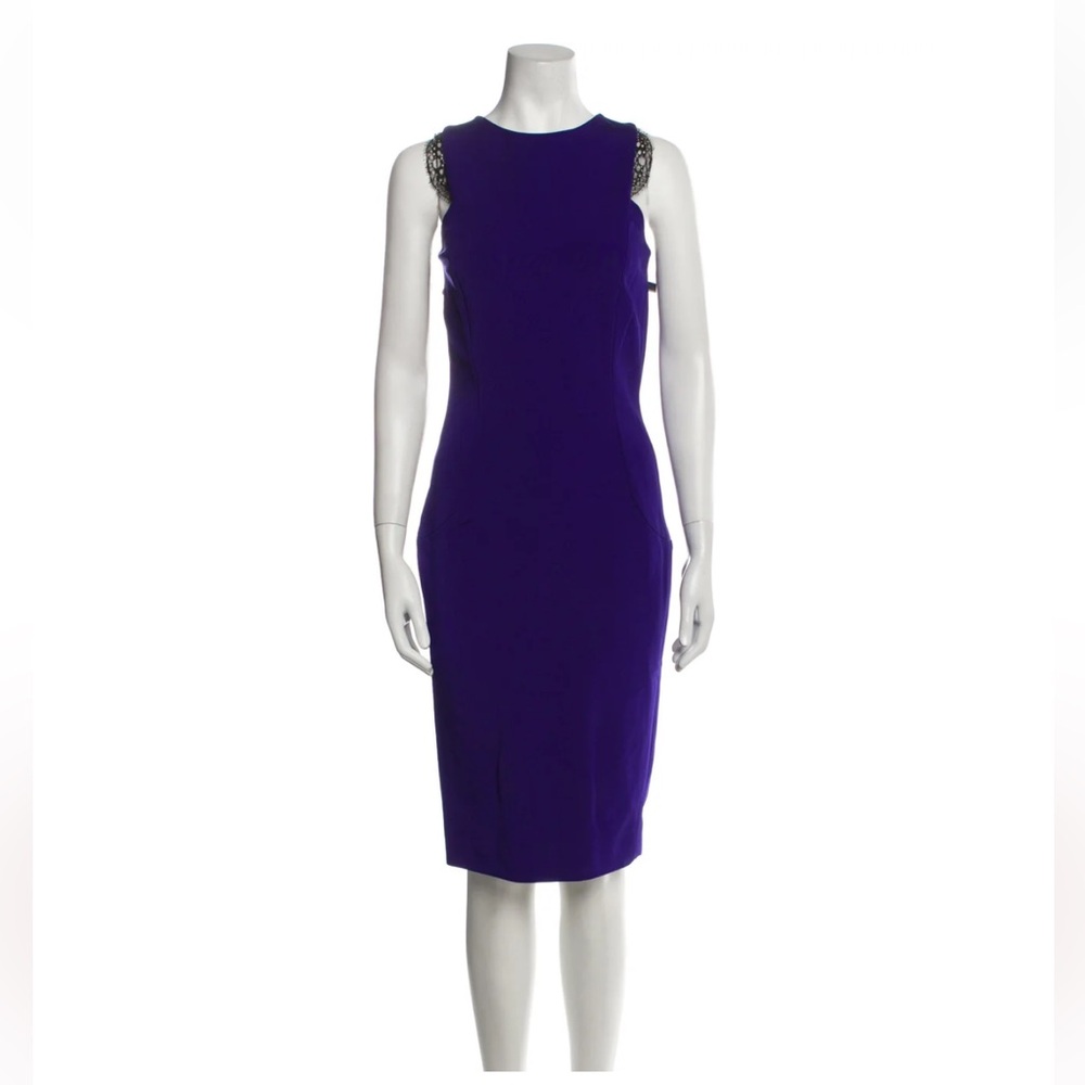Victoria Beckham Crew Neck Sheath Dress